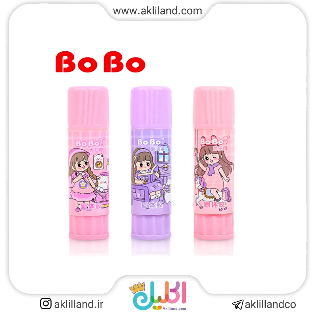 چسب ماتیکی دختر شاد بوبو