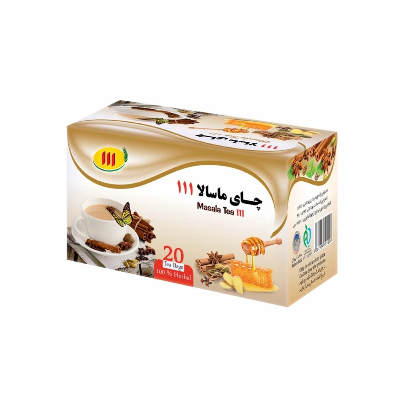 چای ماسالا تیبگ 111 بسته ۲۰ عددی