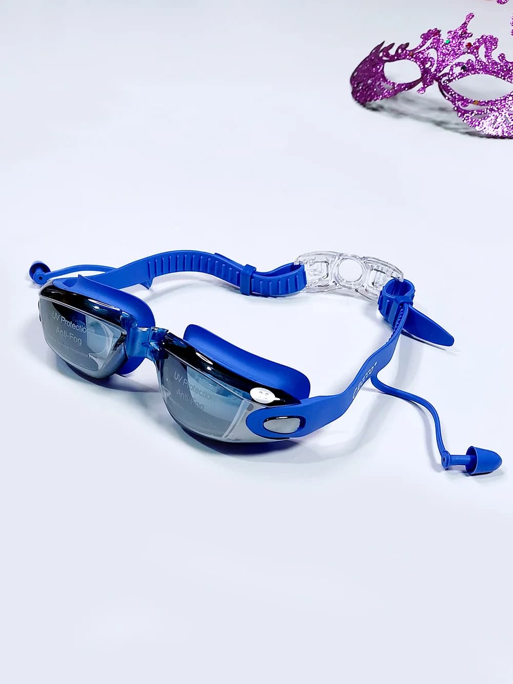 عینک طبی شنا نمره دار با نمره ۱.۵ – ، ۳.۵ – ، ۴.۵ – ، ۶ – و ۸ – برای افراد عینکی