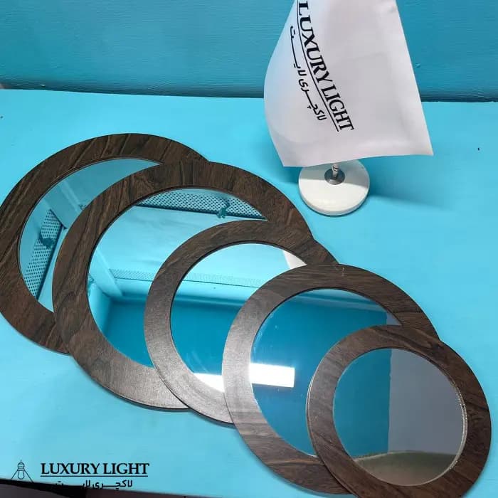 آینه مدل گرد مجموعه 5 عددی