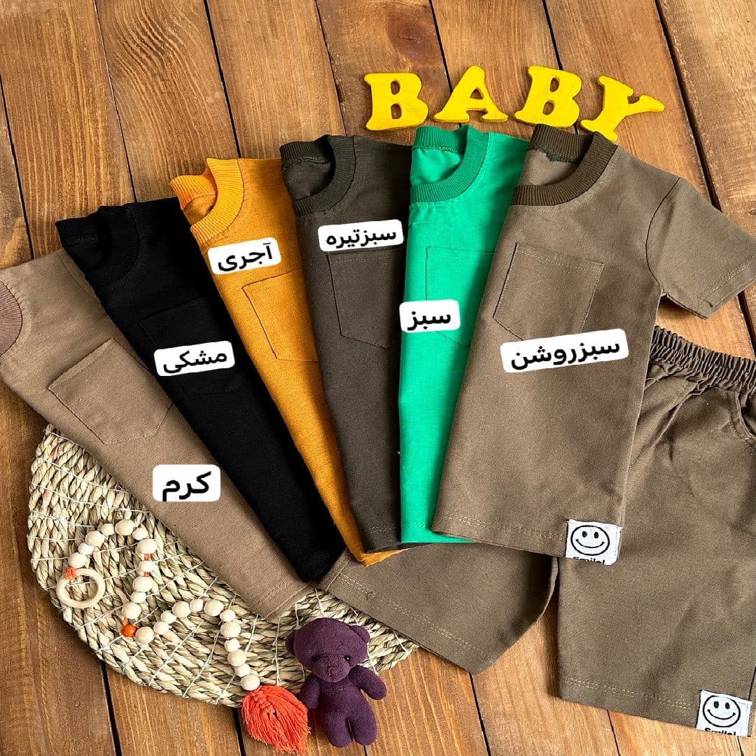 تیشرت شلوارک لنین 0708