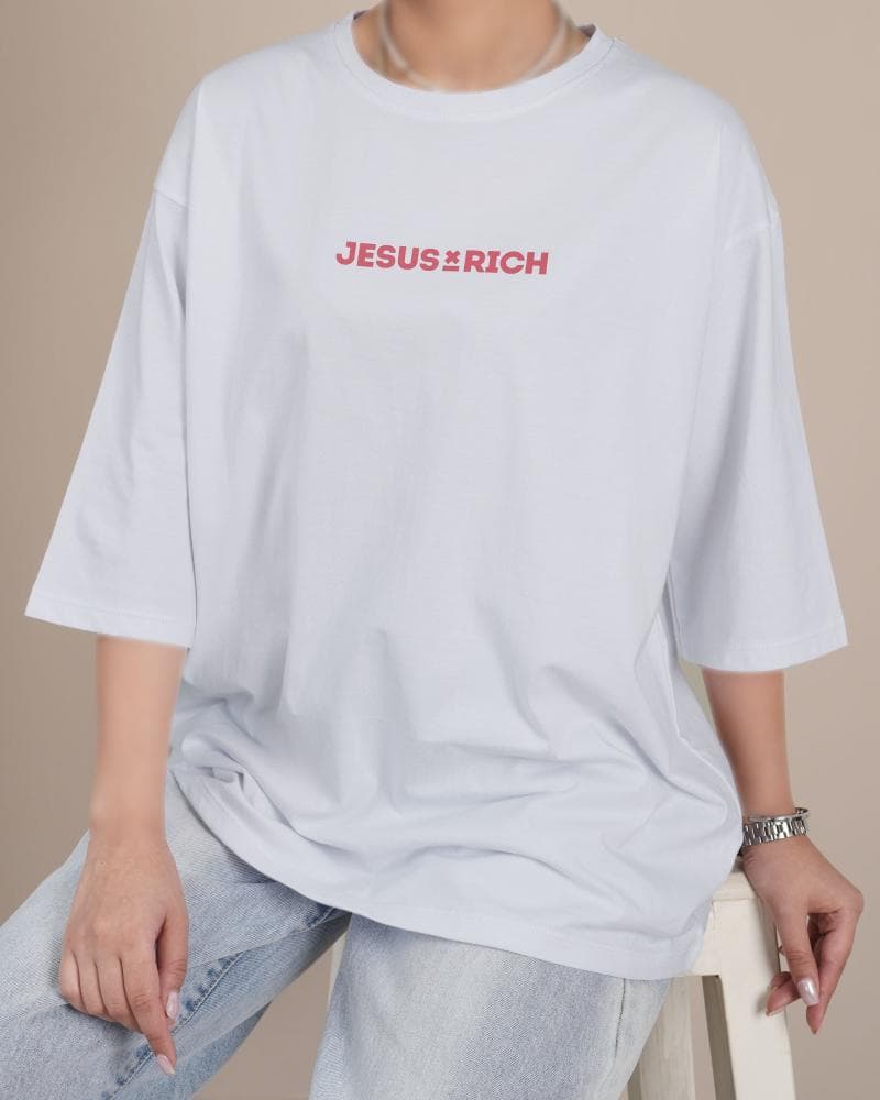 تیشرت لانگ سفید حلما کد 24117