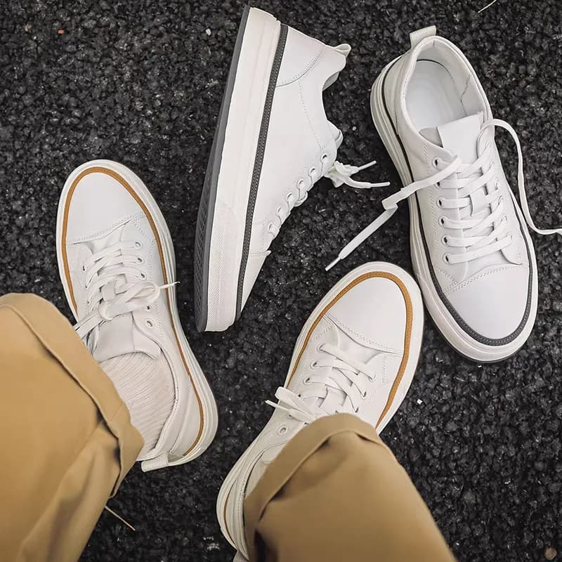 کفش طرح ونس چرم مردانه و پسرانه کد 3021