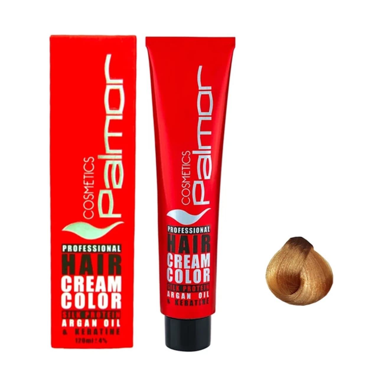 رنگ مو پالمور شماره 8.54 حجم 120 میلی لیتر رنگ عسلی روشن