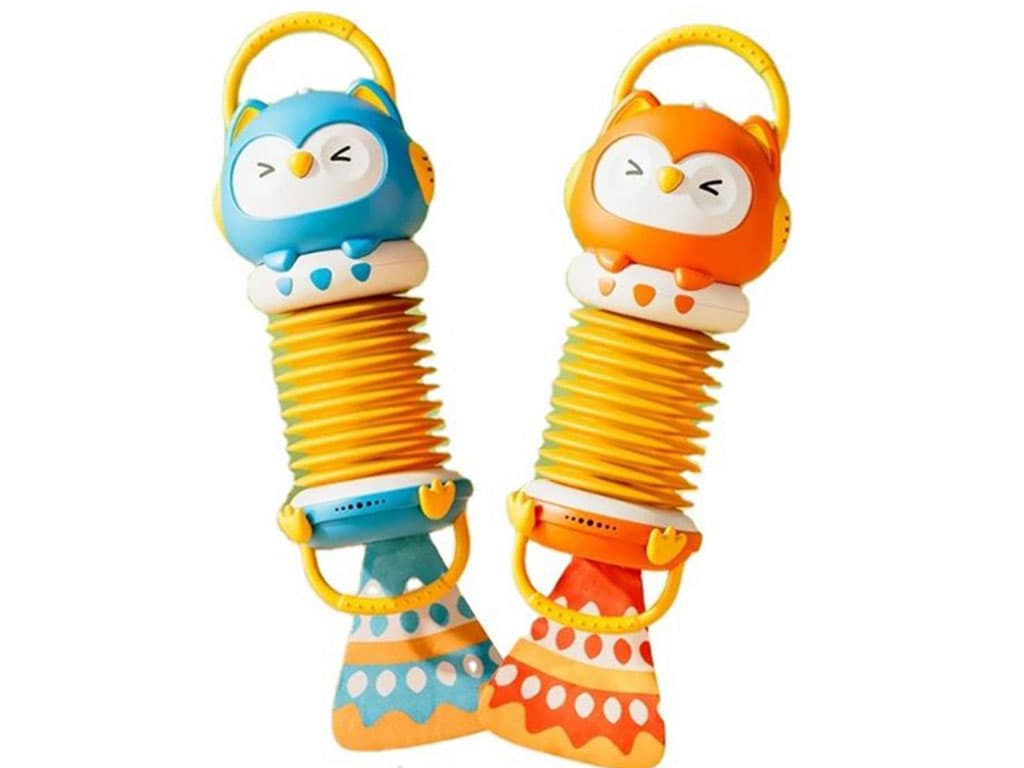 جغد موزیکال آکاردئونی اسباب بازی