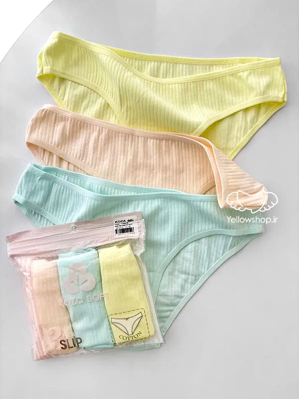 شورت اسلیپ کبریتی زنانه کوزا KOZA پک سه تایی کد 21269