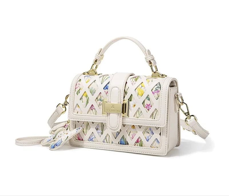 کیف چرم دستی و دوشی زنانه و دخترانه کد 3609