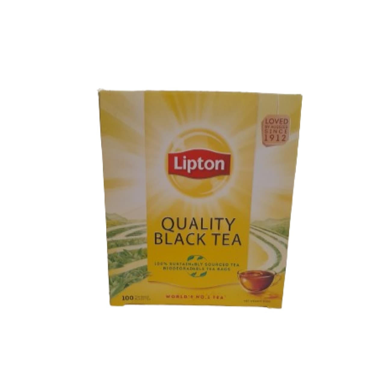 چای سیاه کیسه ای لیپتون مدل کوالتی 100 عددی