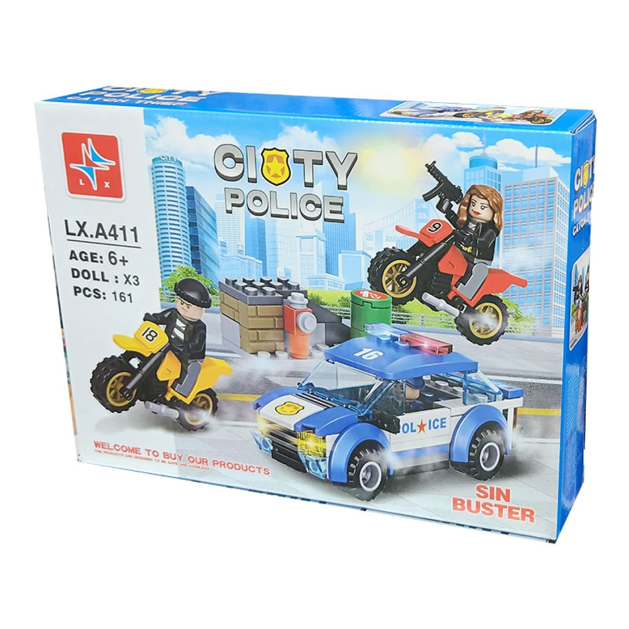 ساختنی ال ایکس مدل City Police کد 411
