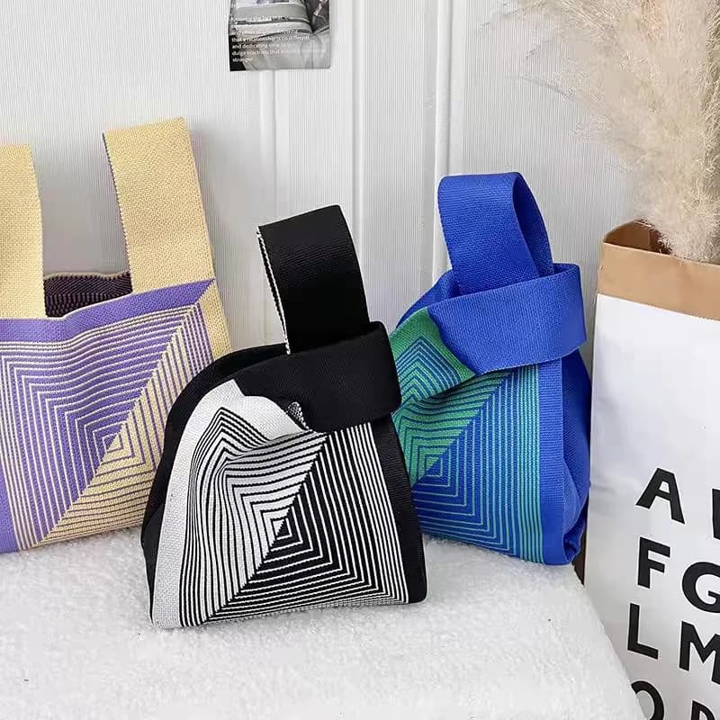 کیف بافتنی زنانه و دخترانه کد 3141