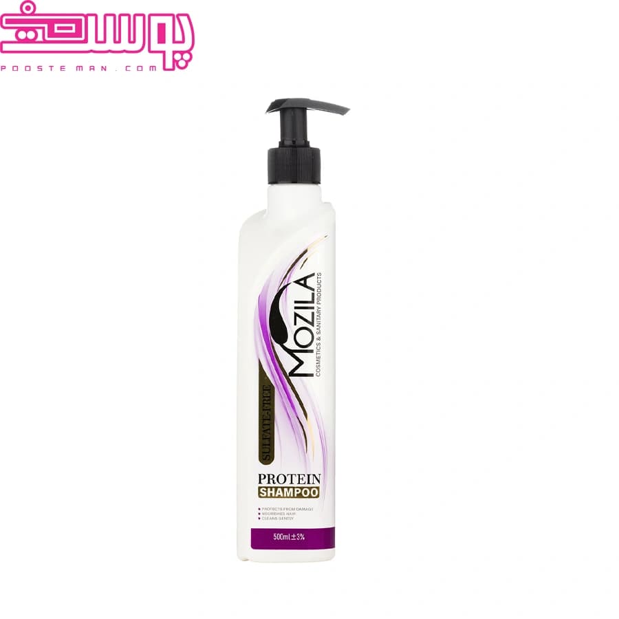 شامپو پروتئینه بدون سولفات موزیلا ۵۰۰ میلی لیتر