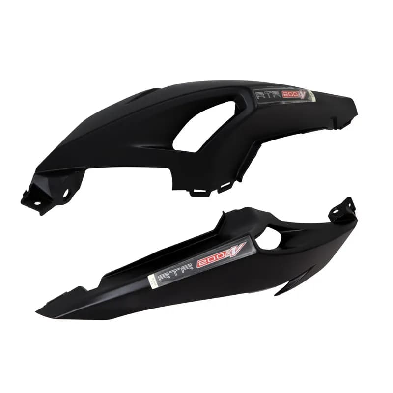 دمی عقب آپاچی 200 مشکی مات اصلی