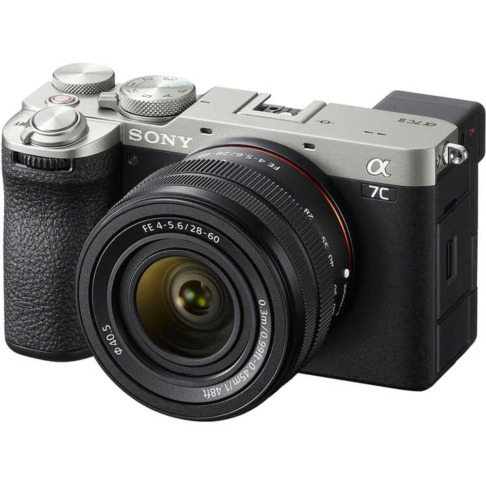 دوربین بدون آینه سونی Sony a7C II 28-60mm نقره ای