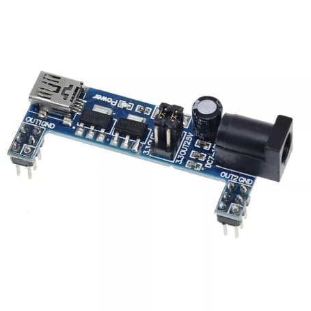 ماژول تامین ولتاژ بردبردی 3.3v و 5v مدل MB-102