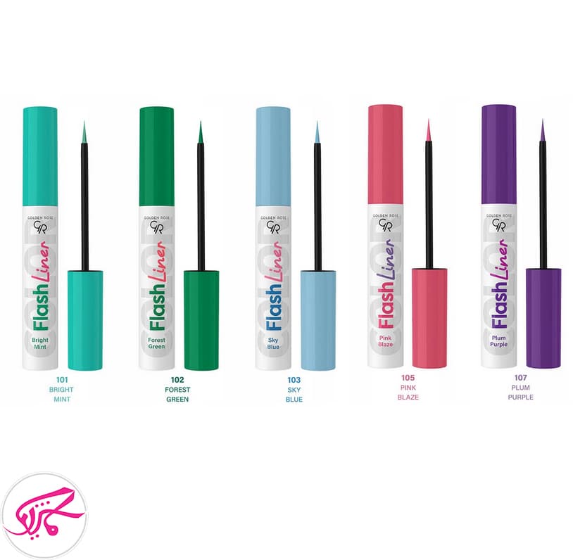 خط چشم رنگی فلش لاینر گلدن رز Golden Rose Flash Liner Colored Eyeliner