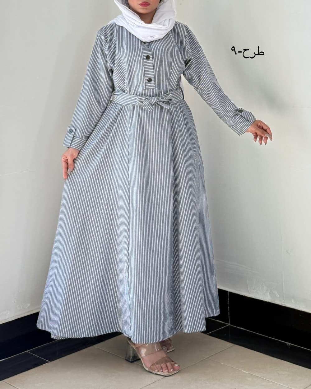 پیراهن نیکرخ _ کد محصول 1296 ( راه راه )