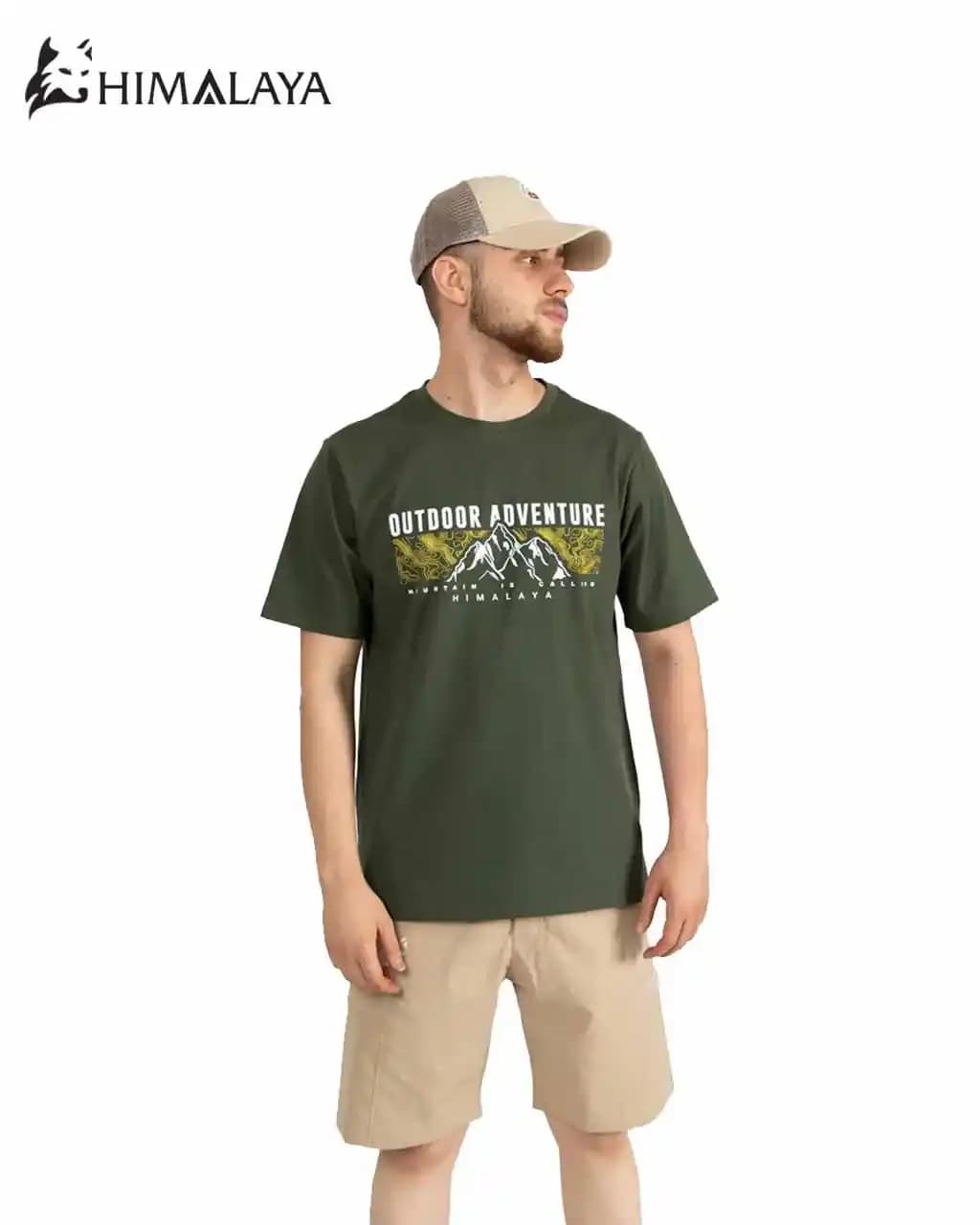 تیشرت پنبه سبز CM21 هیمالیا