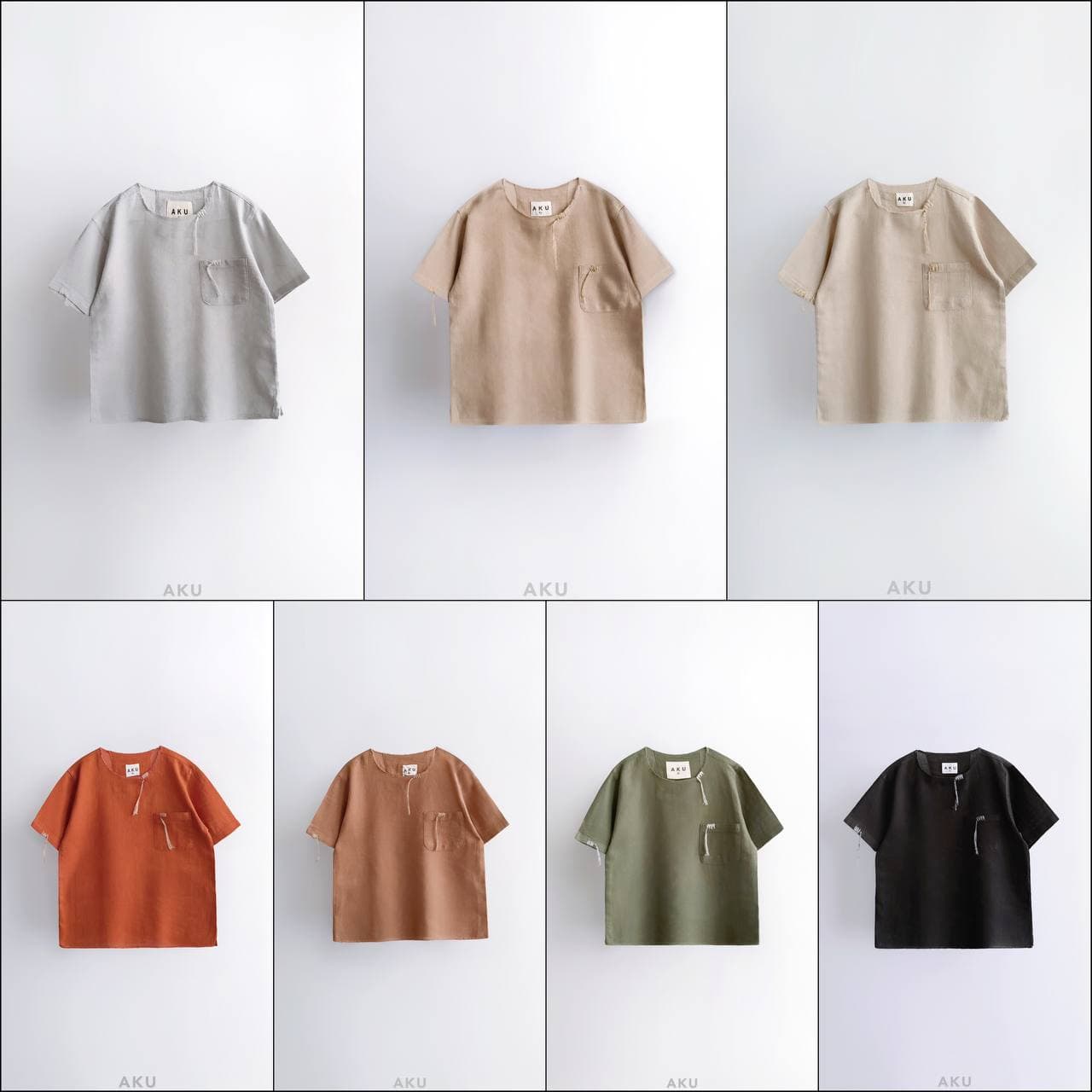 تیشرت لینن AKU