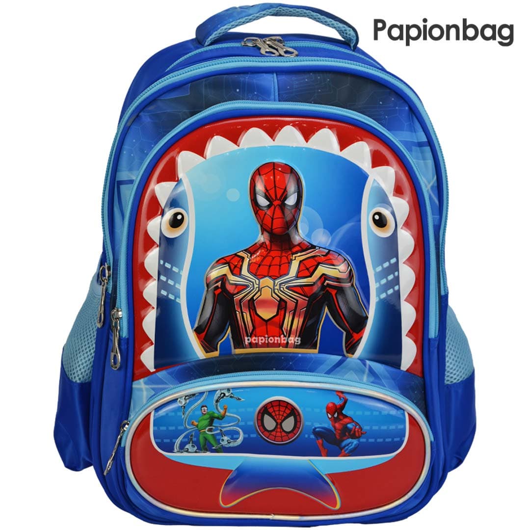 کیف مدرسه پسرانه وارداتی اعلاء مردعنکبوتی یا اسپایدرمن کد481(ویدیو واقعی)