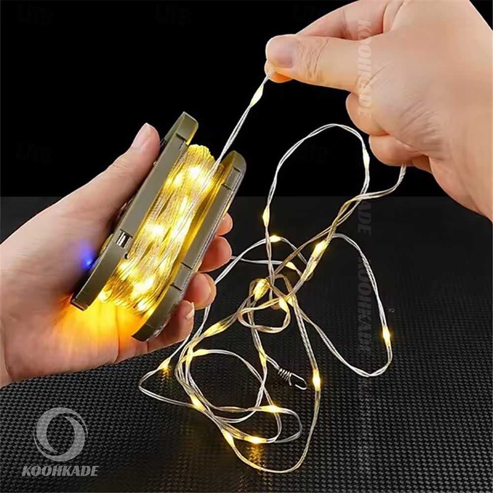 چراغ چادر ریسه ای شارژی CQ-398