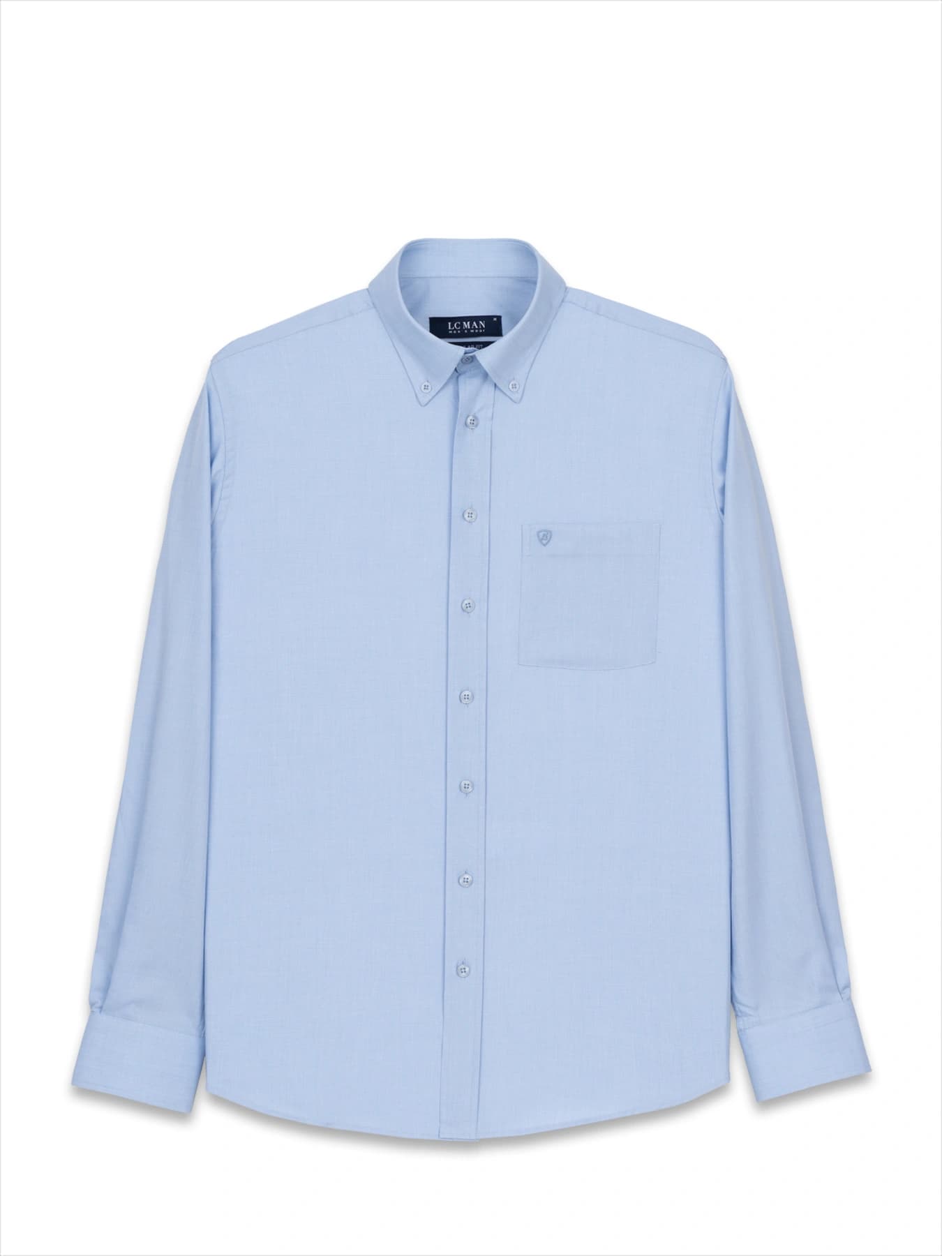 پیراهن آستین بلند آبی ال سی من 25