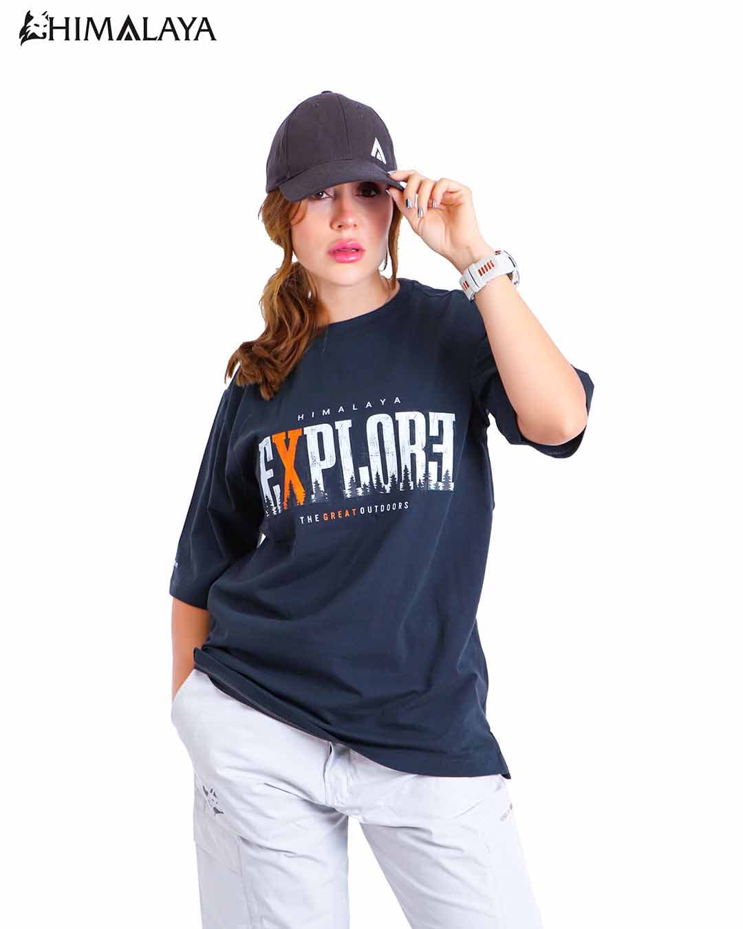 تیشرت پنبه ذغالی CM85 هیمالیا