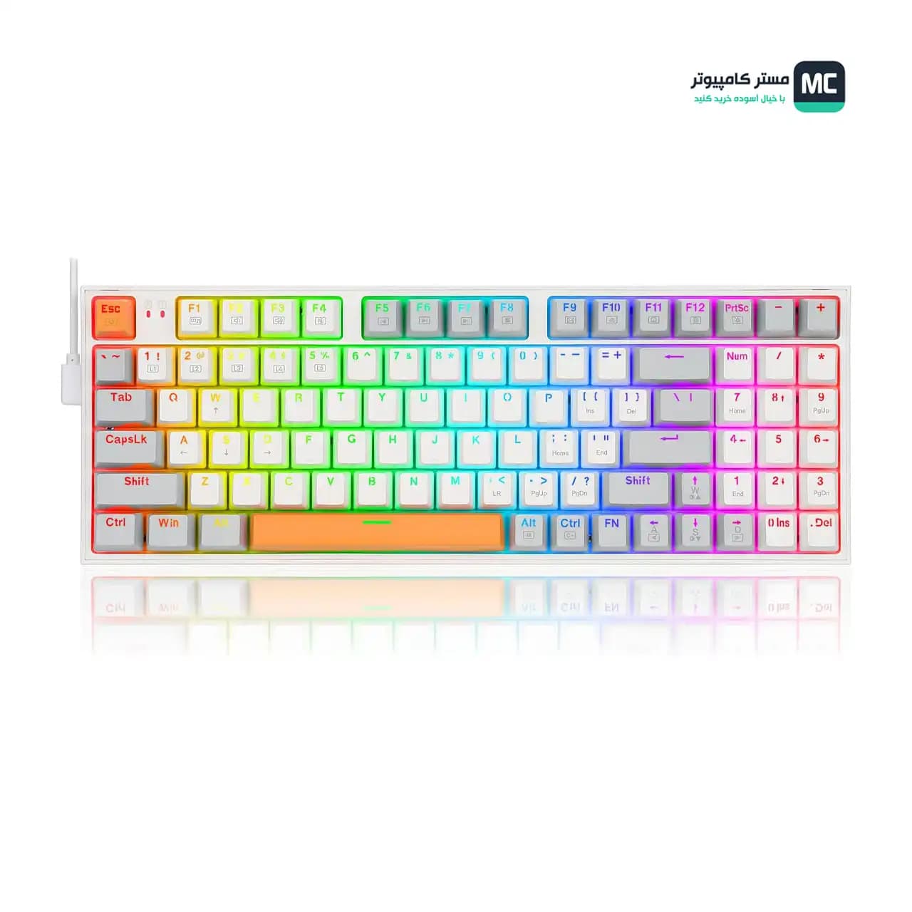 کیبورد مکانیکال گیمینگ ردراگون Kitava K636 WGO RGB