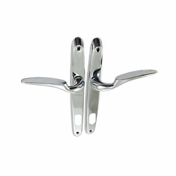 دستگیره پلاک آهنی 2/5 کلیدی کروم مدل MMK