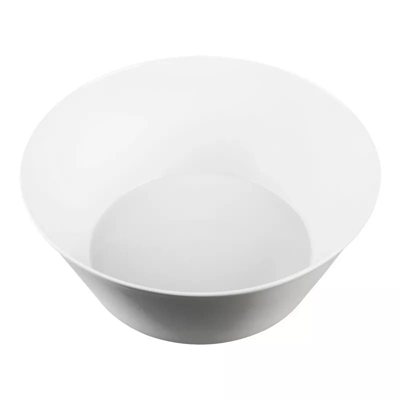 پیاله چینی زرین فرم اس سفید (سایز 24)