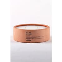 شمع معطر سیمانی دو فیتیله اوبجه دارچین سیب