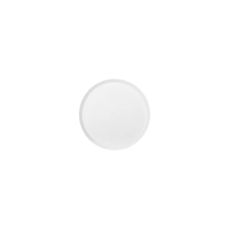 بشقاب تخت چینی زرین فرم اس سفید (سایز 9)