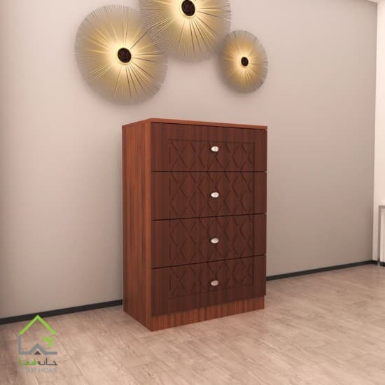 دراور چهار کشو مدرن با روکش وکیوم