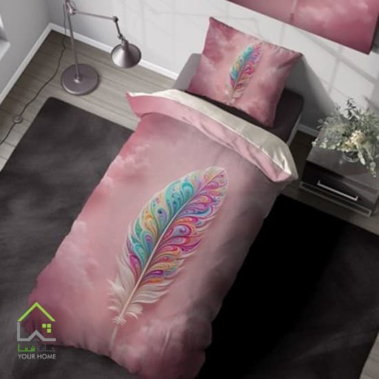 روتختی یکنفره پر صورتی