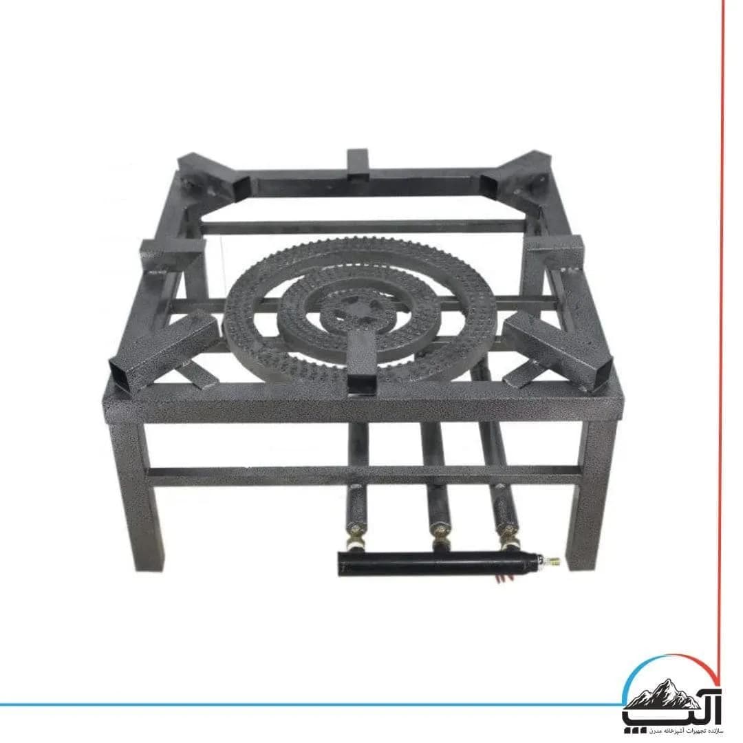 اجاق سه شعله ساده 60*60 سنگین