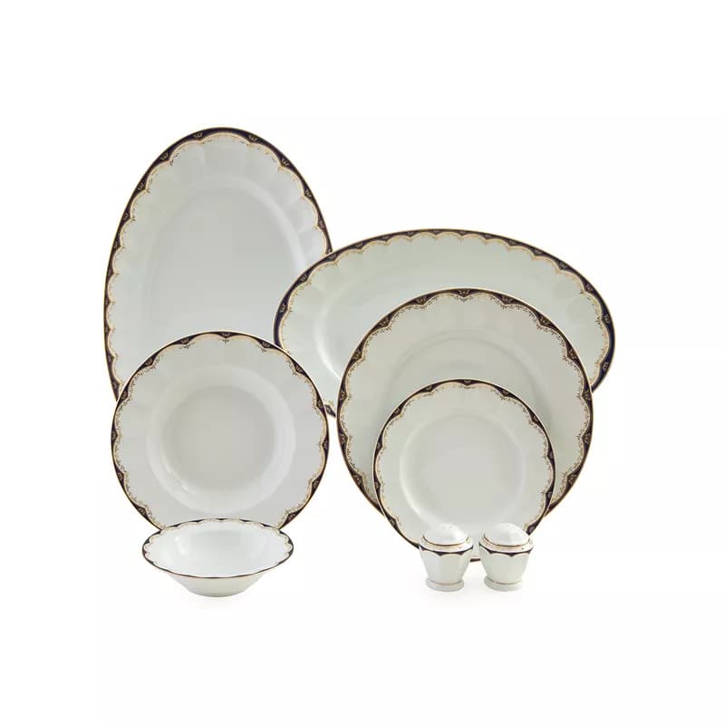 سرویس چینی زرین 6 نفره غذاخوری النور (29 پارچه)