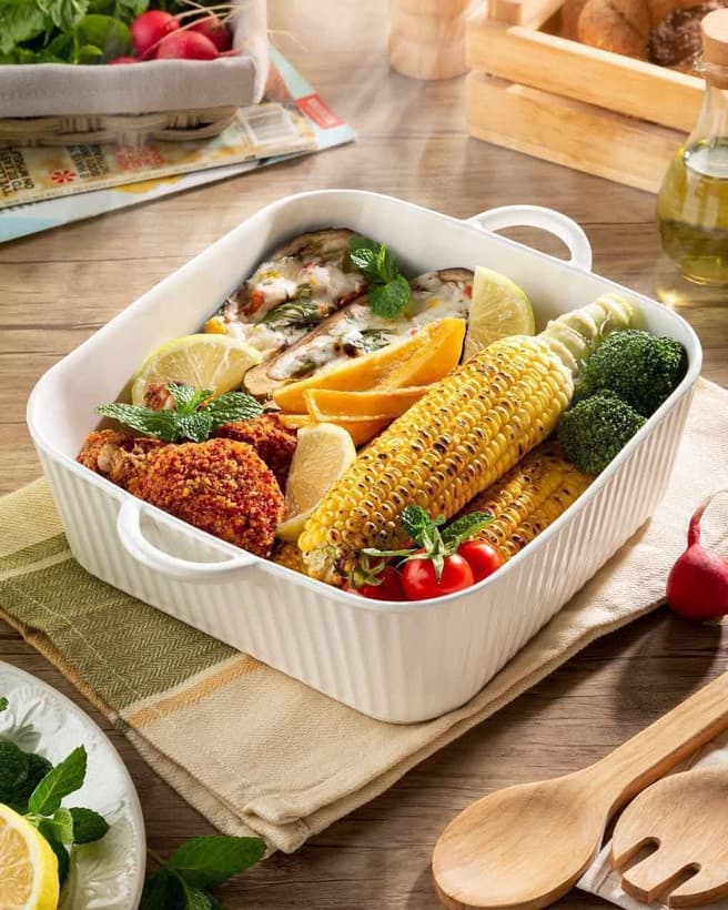 تابه مربع سرامیکی