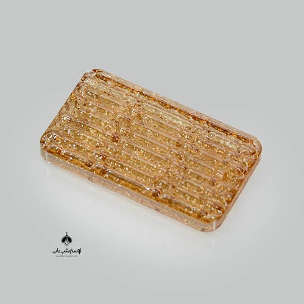 کریستال کلیپسی یخی 30*50 عسلی