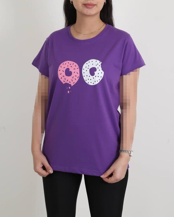 تیشرت چاپی دونات