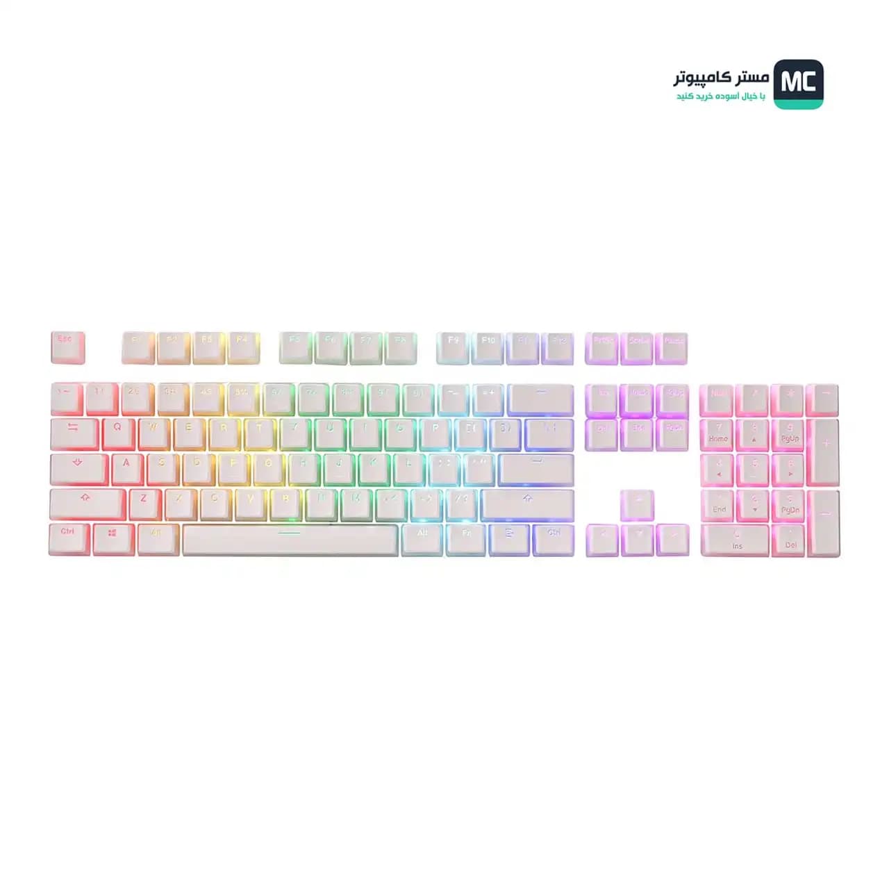 مجموعه کامل کلید کیبورد مکانیکال ردراگون A130 White