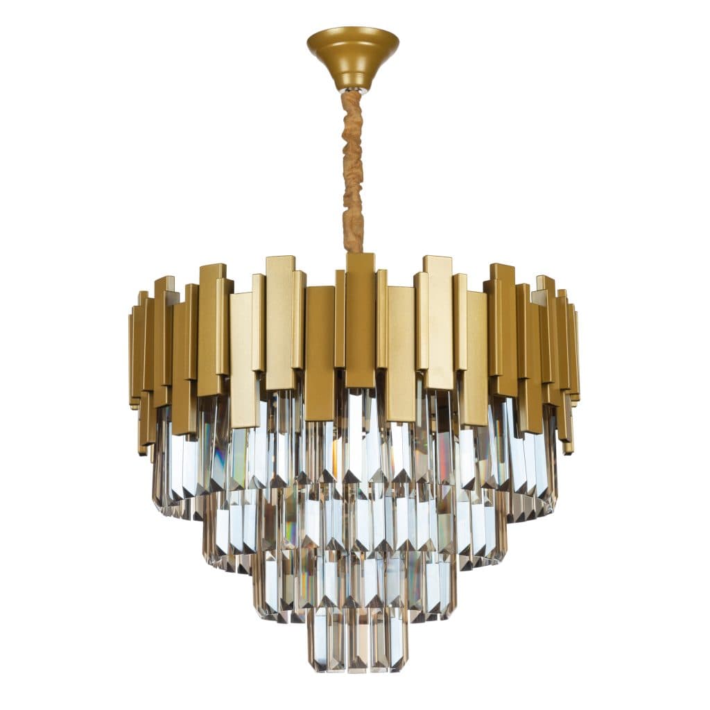 لوستر 12 شعله چشمه نور کد MO4415/50 طلایی