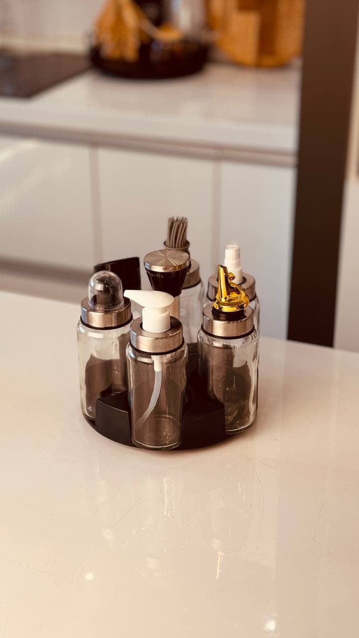 جا روغن ریز 6 تایی چرخشی کد 10606