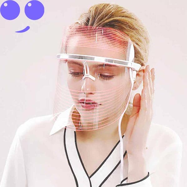 خرید ماسک صورت نور درمانی با نور LED میکروجریان قیمت ارزان