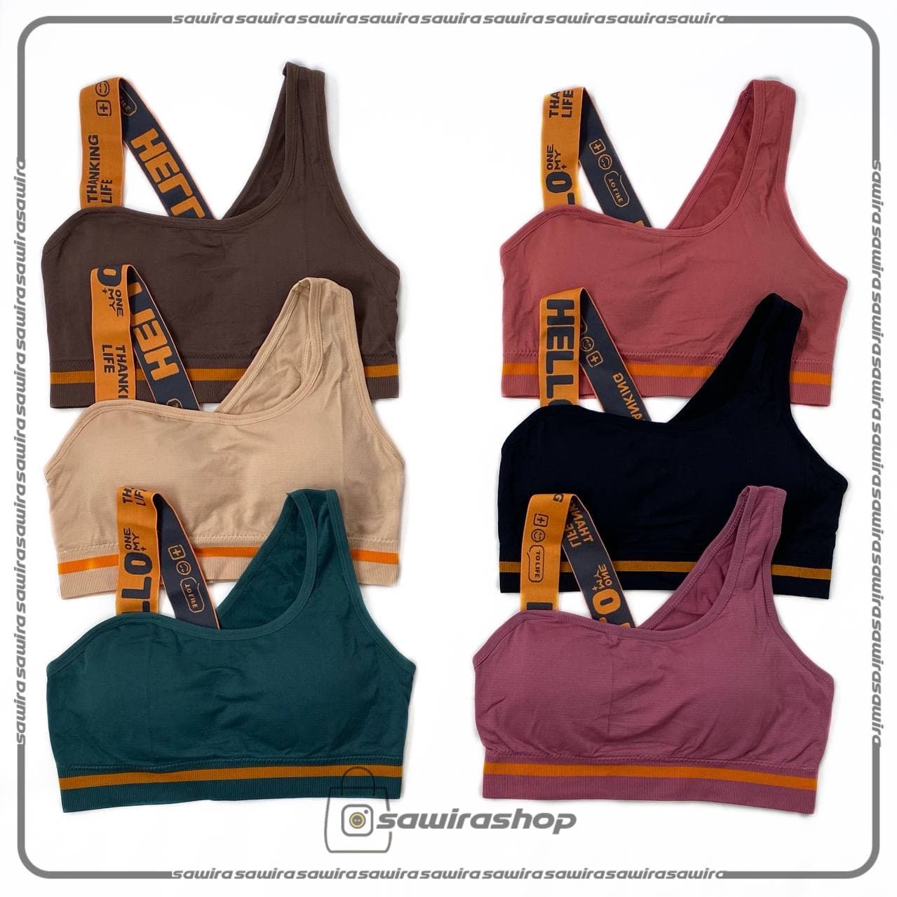 نیم تنه یک طرف کش Hello زنانه – (کد: 1720)