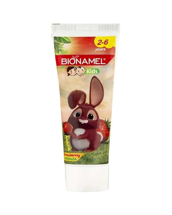 خمیر دندان کودک بایونمل Bionamel با طعم توت فرنگی 75 گرم