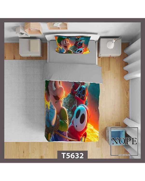 روتختی کودک یک نفره 5 تکه نوپه هوم Nopehome طرح mario کد T5632