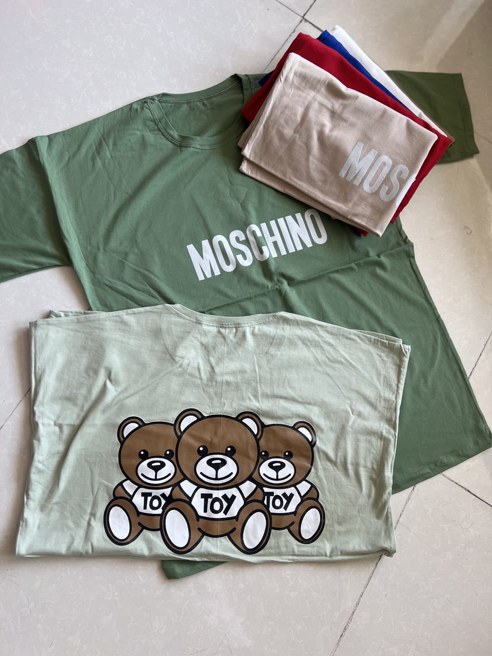 تیشرت قواره دار موسچینو کد 1087