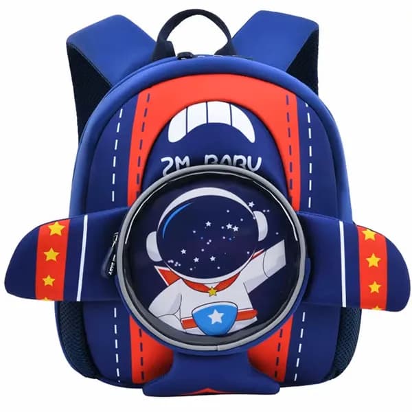 کوله پشتی مهد کودک طرح هواپیما فضانورد برند ZM Baby کد 1213
