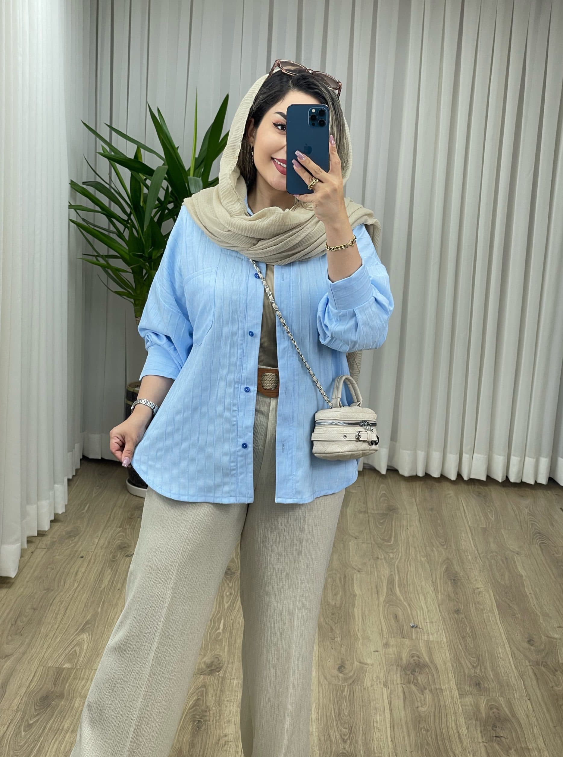 مانتو شومیزی پِری کد 2125