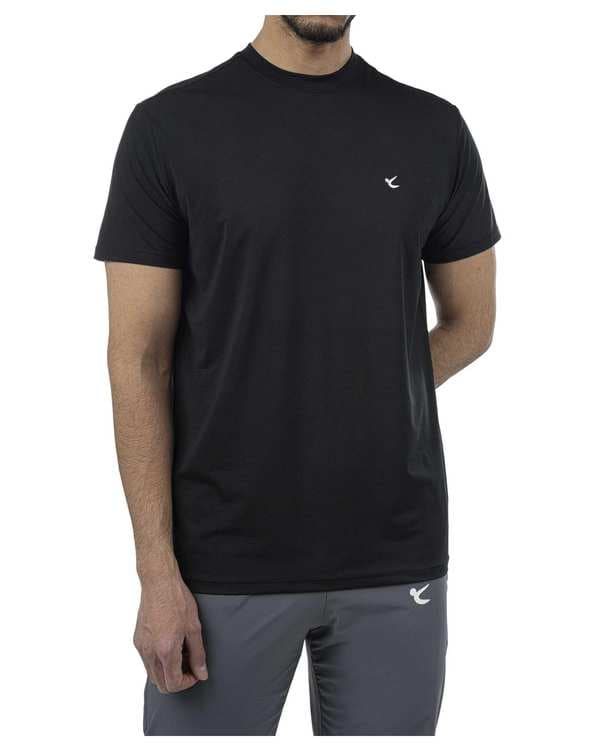 تی شرت ورزشی مردانه مشکی دوکزیگ Dook zigg کد 1033