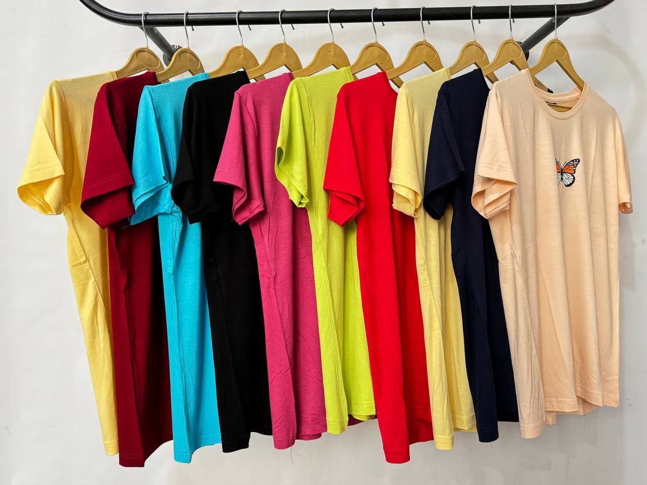 تیشرت پروانه دو رنگ کد 7646